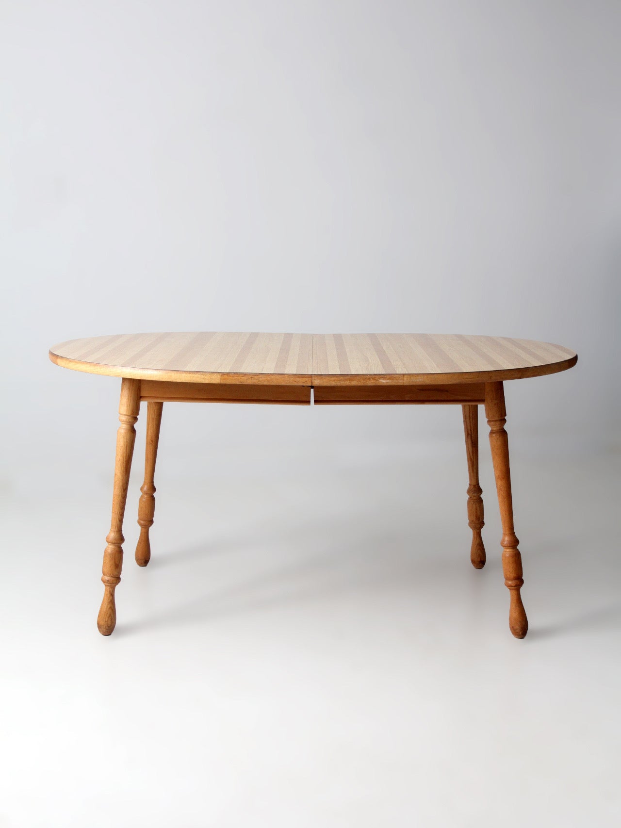 vintage farmhouse dining table with leaf extension