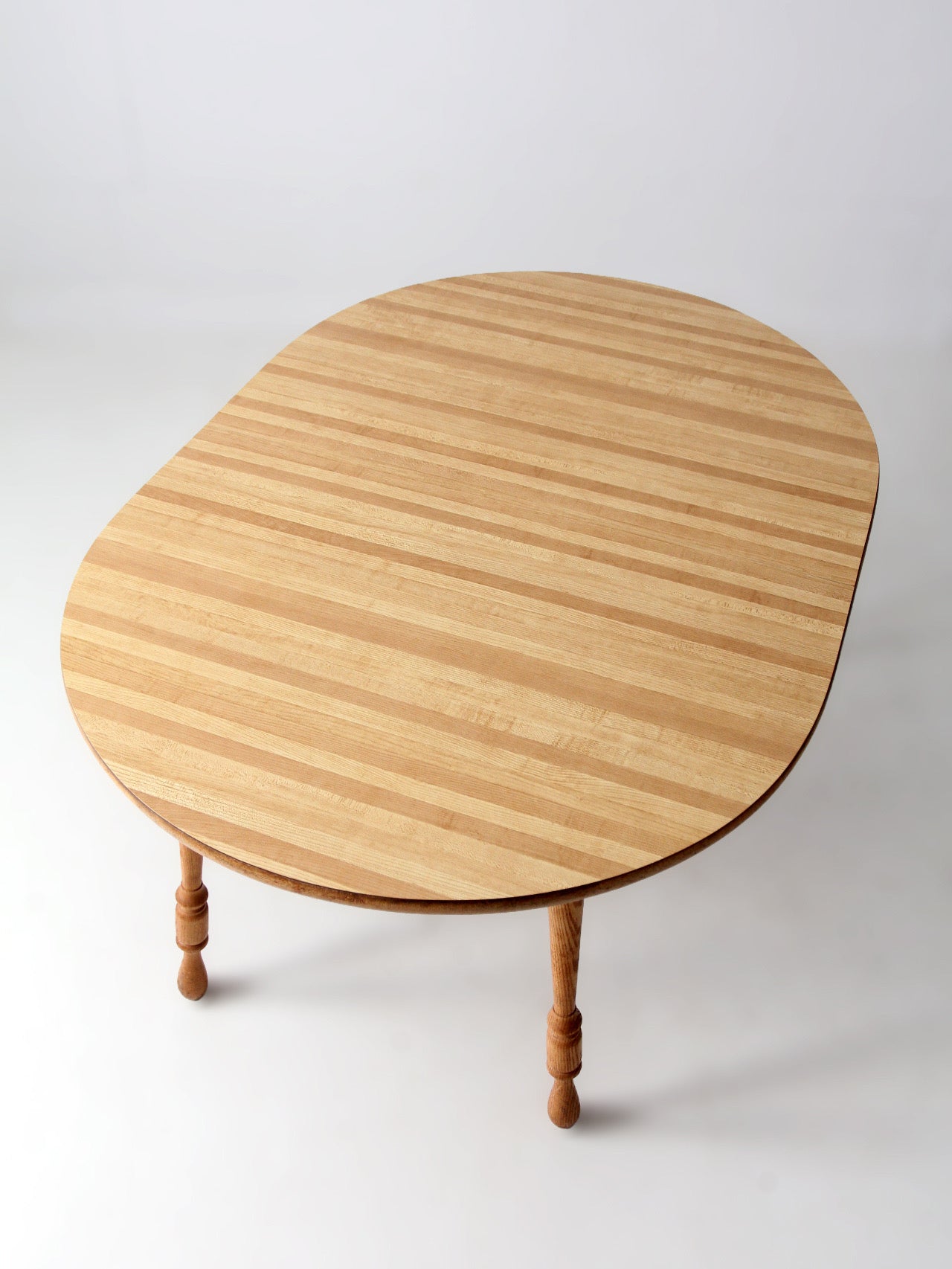 vintage farmhouse dining table with leaf extension