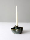 vintage studio pottery candlestick holder