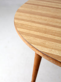 vintage farmhouse dining table with leaf extension