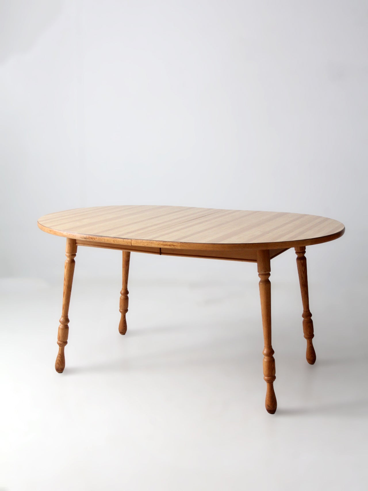 vintage farmhouse dining table with leaf extension