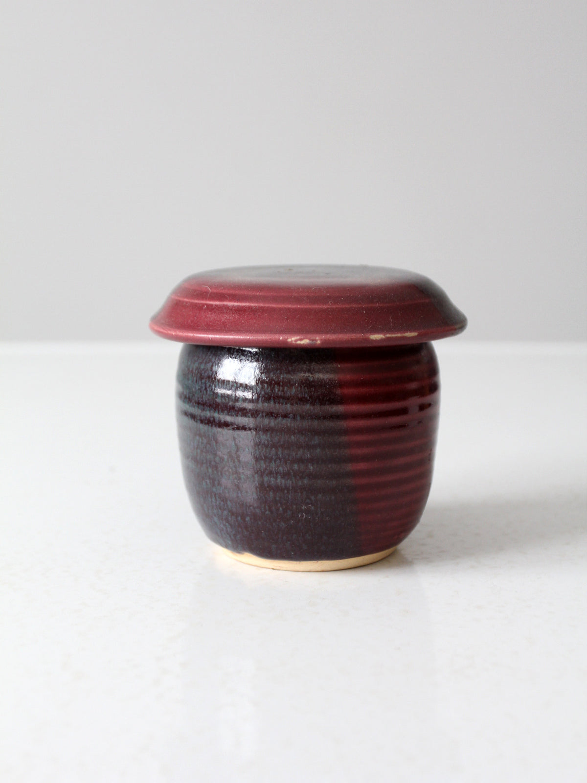 vintage studio pottery jar