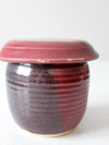 vintage studio pottery jar