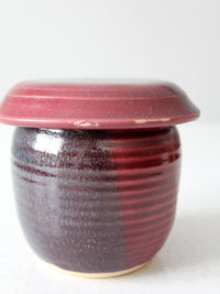 vintage studio pottery jar