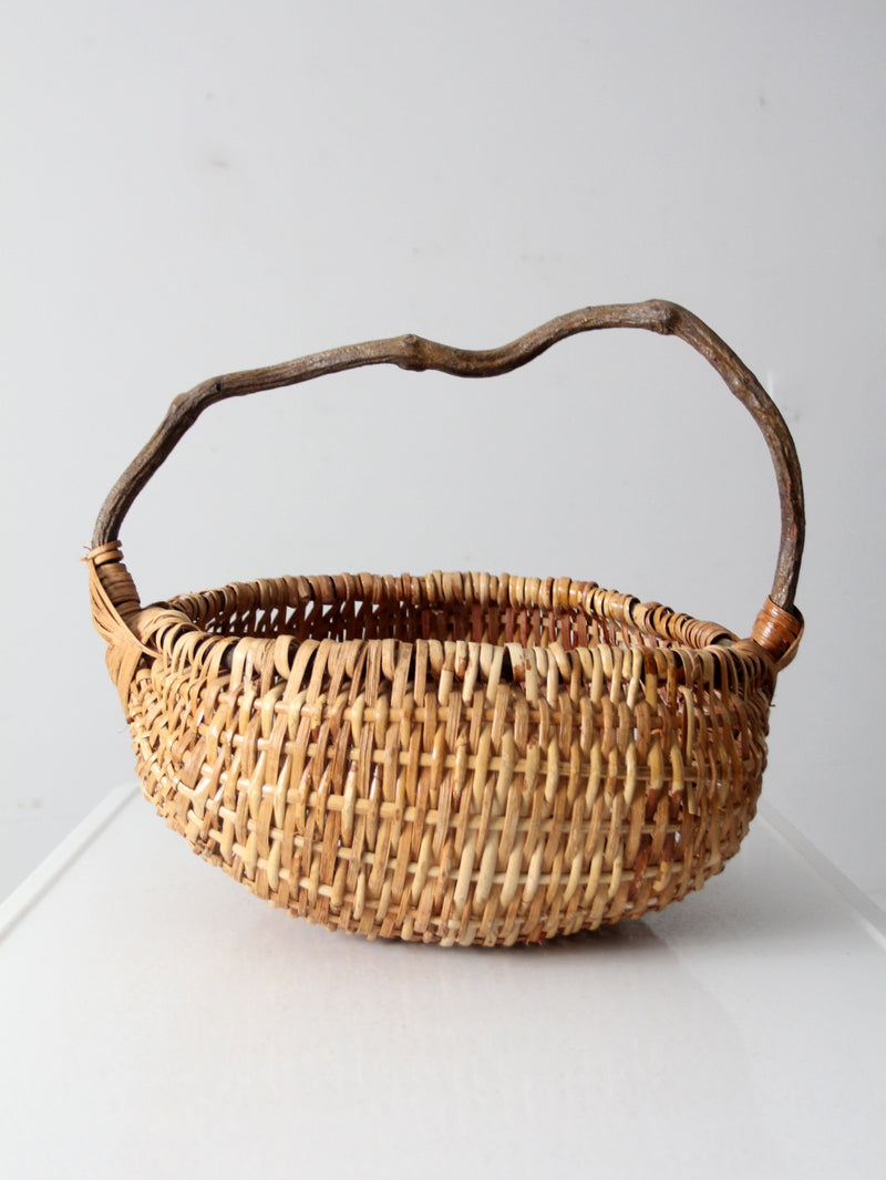 rustic vintage buttocks basket