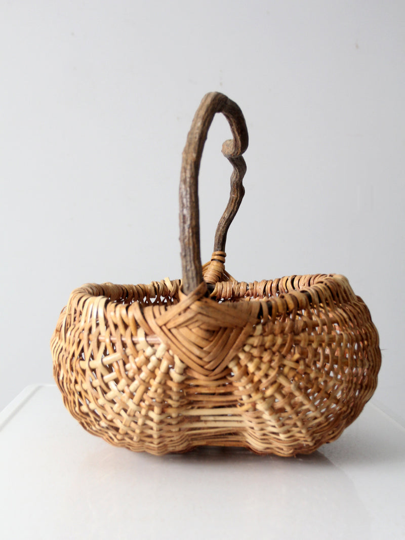 rustic vintage buttocks basket