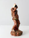 vintage Native American warrior figure