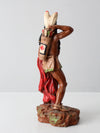 vintage Native American warrior figure