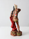 vintage Native American warrior figure