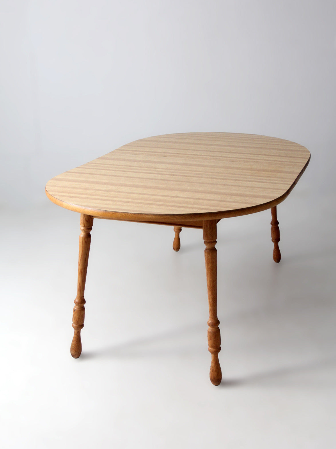 vintage farmhouse dining table with leaf extension