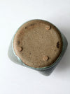 vintage studio pottery candlestick holder