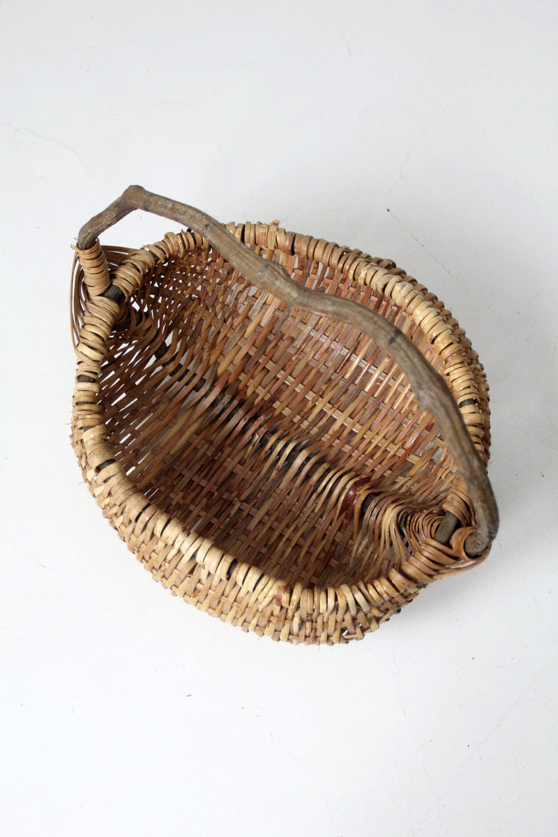 rustic vintage buttocks basket