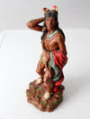 vintage Native American warrior figure