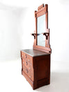 antique Victorian dresser with mirror