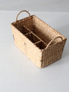 vintage organizer basket