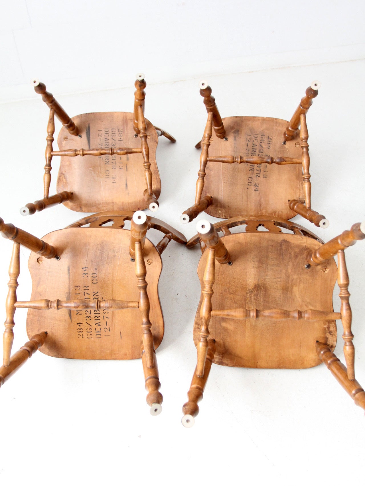 vintage Dearborn Co dining chairs set of 4