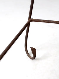 antique Deering tractor seat stool