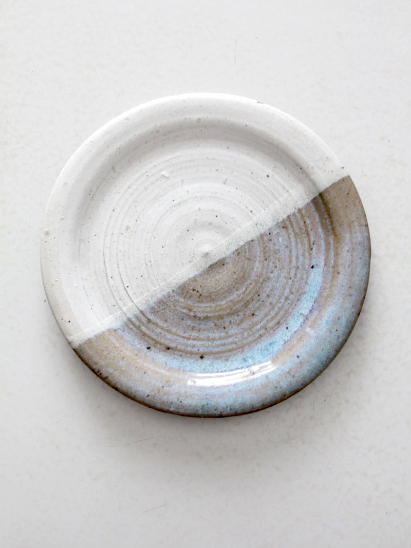 vintage studio pottery plate
