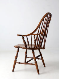 antique American Windsor brace-back armchair