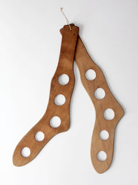 antique wooden sock stretchers