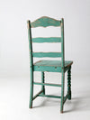 vintage painted wood chair