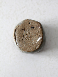 mini vintage studio pottery vase