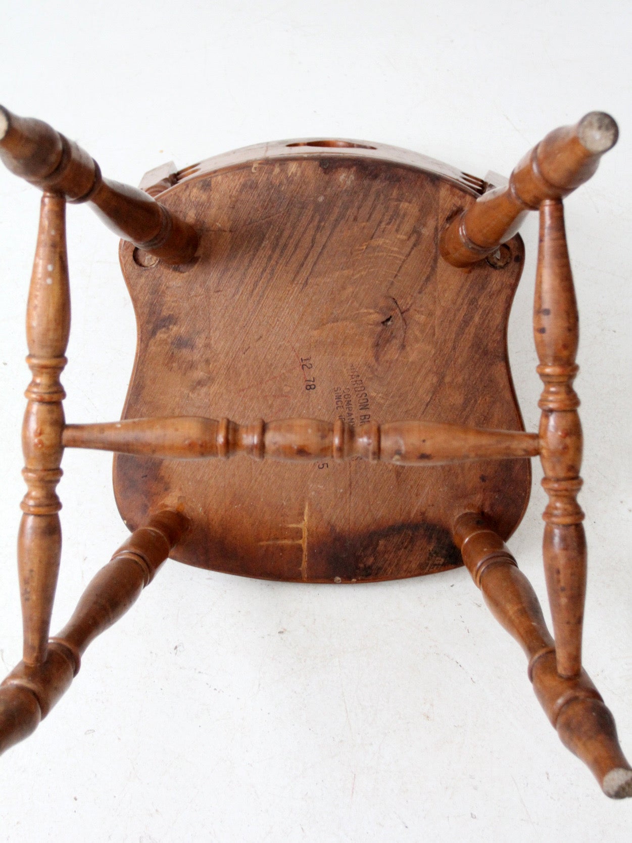 antique Richardson Brothers Colonial Revival side chair