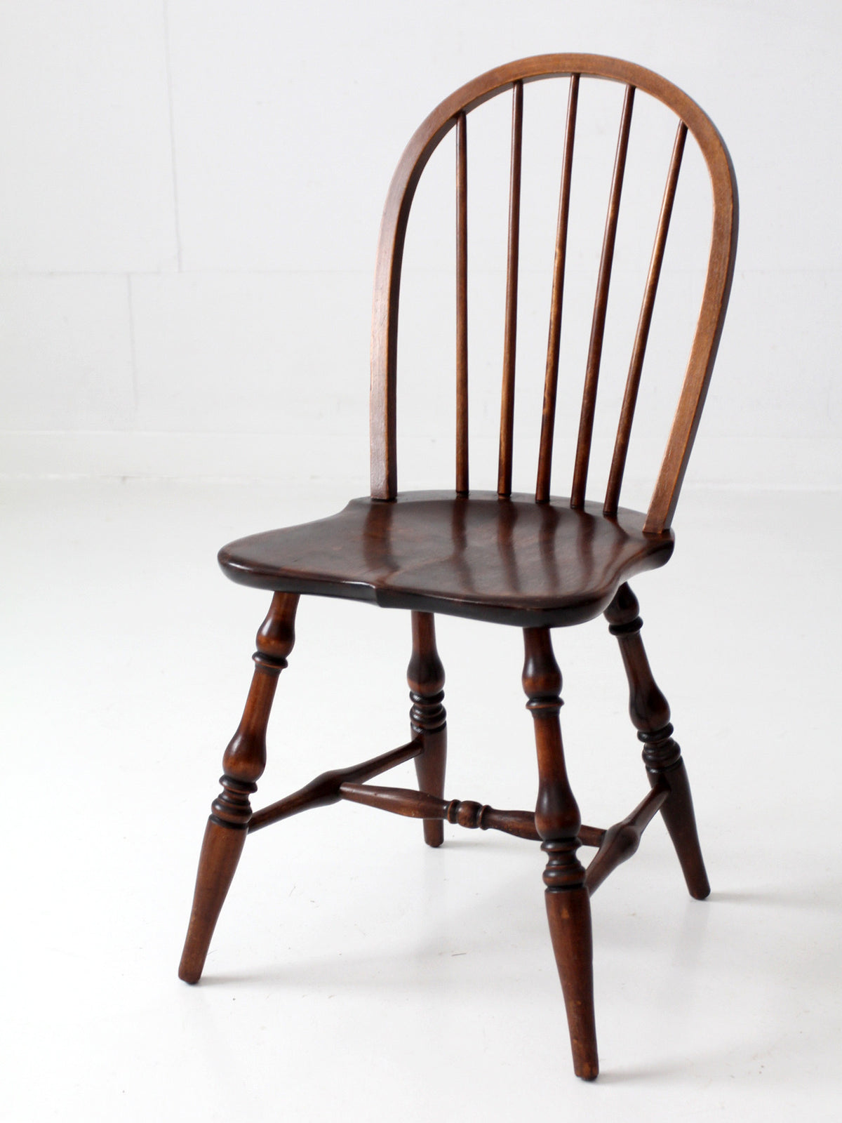 mid-century Windsor style spindle back chair