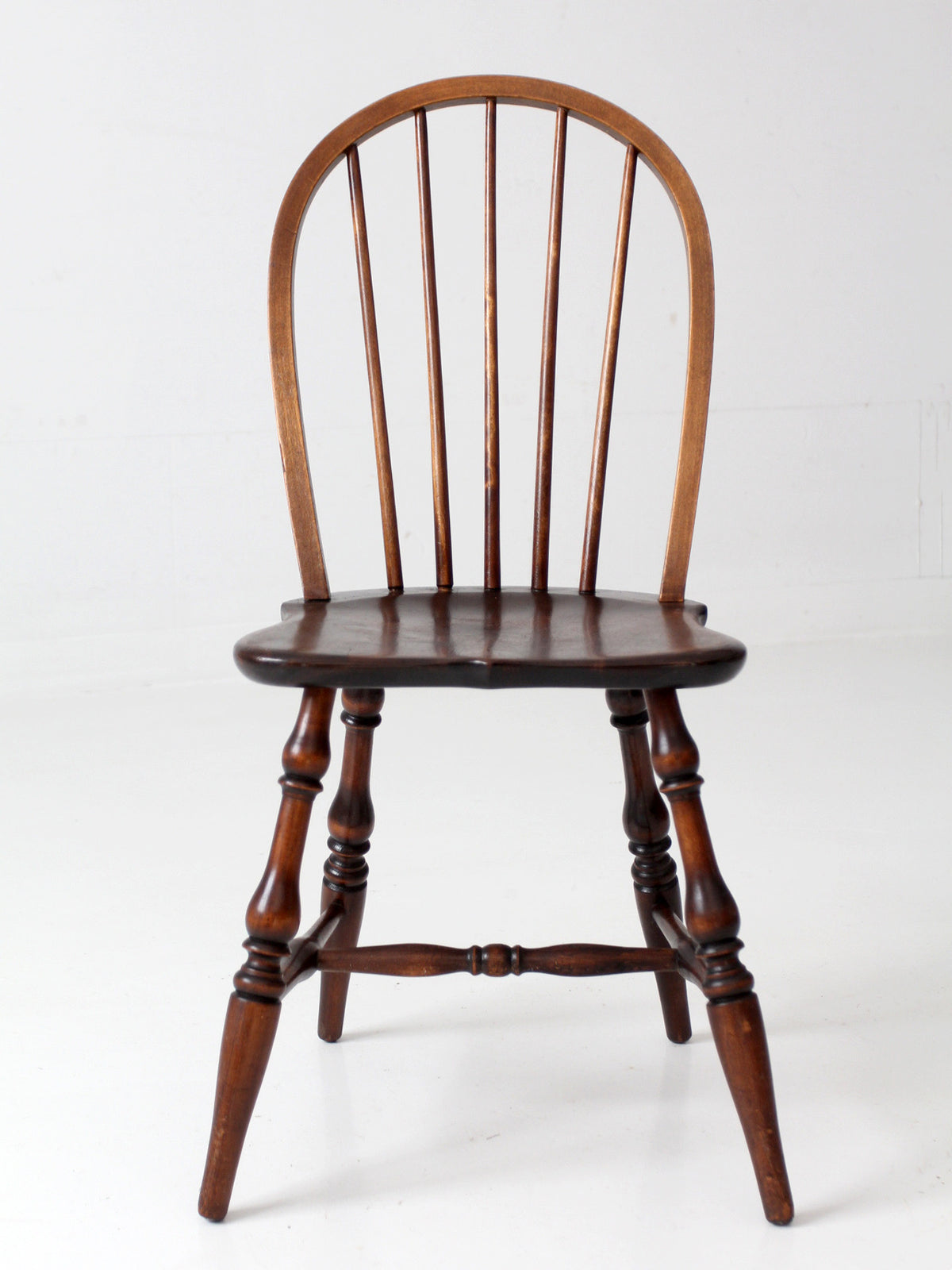 mid-century Windsor style spindle back chair