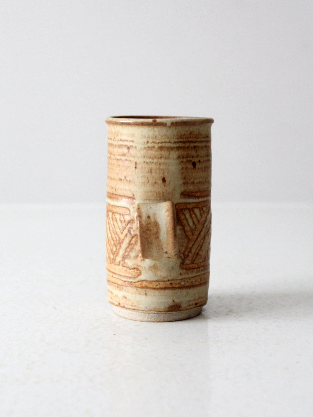 vintage studio pottery mug