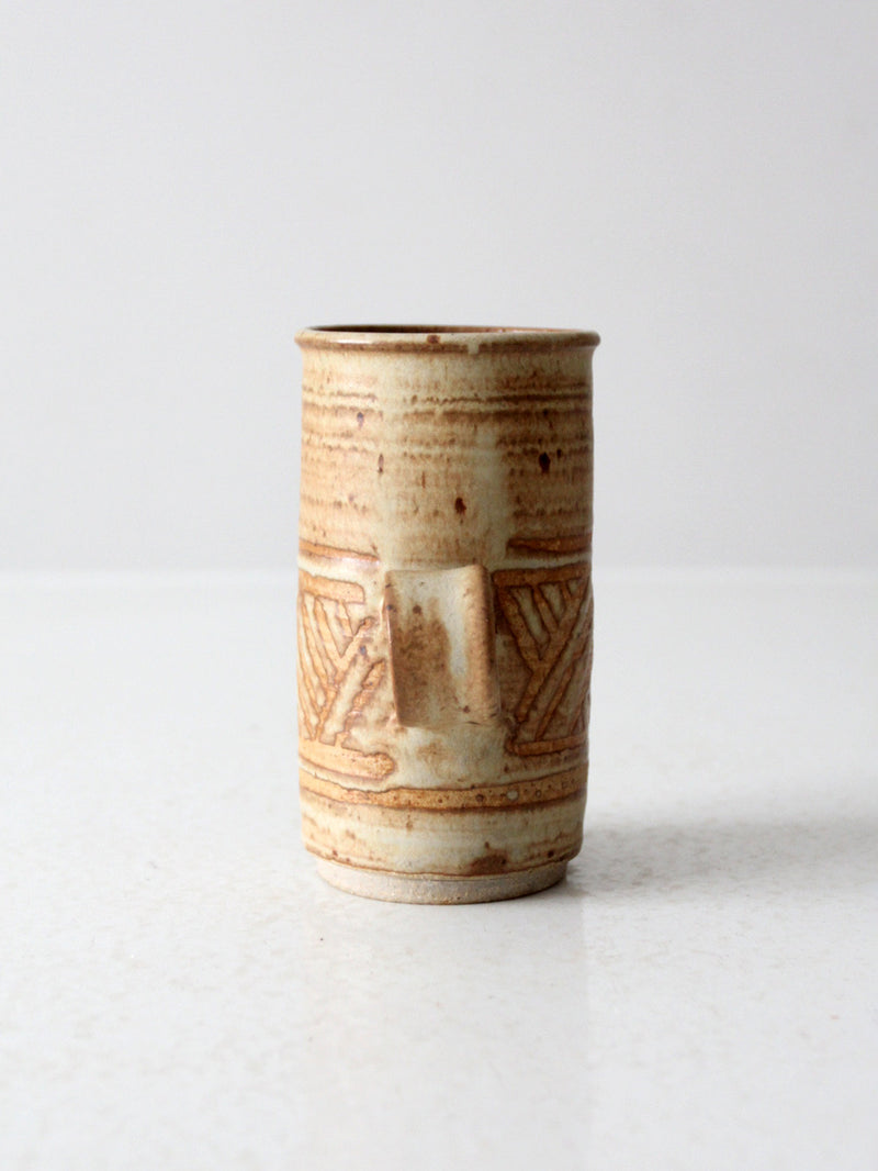 vintage studio pottery mug