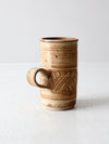 vintage studio pottery mug