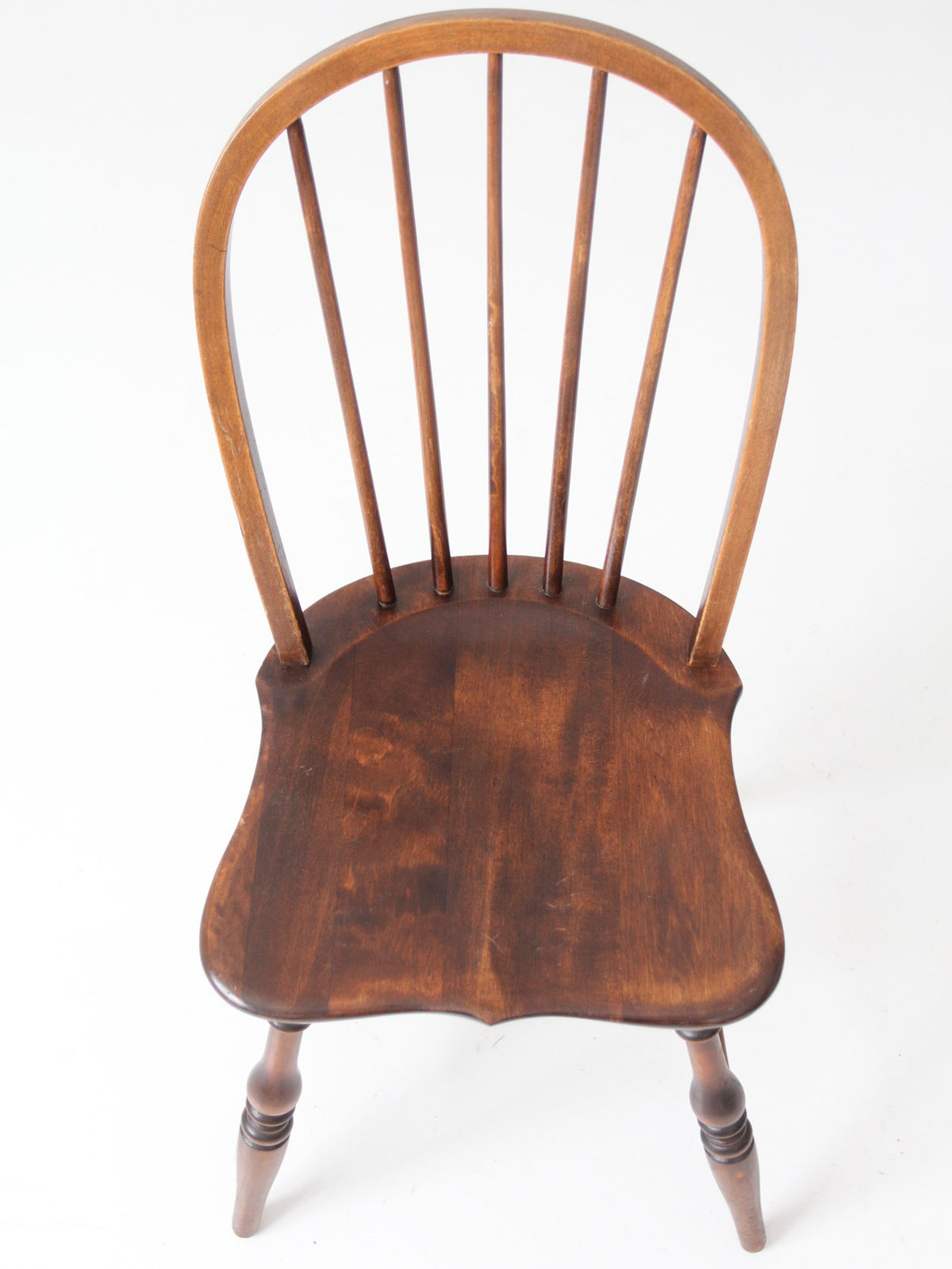 mid-century Windsor style spindle back chair
