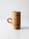 vintage studio pottery mug