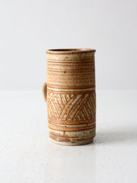 vintage studio pottery mug