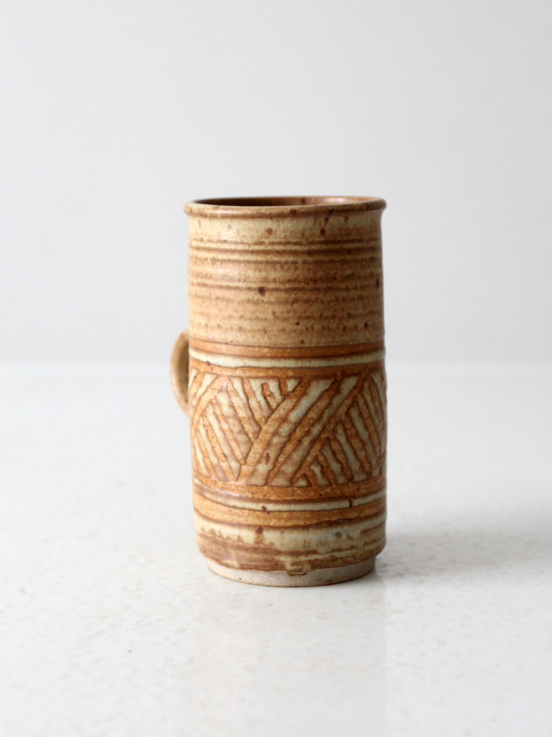 vintage studio pottery mug