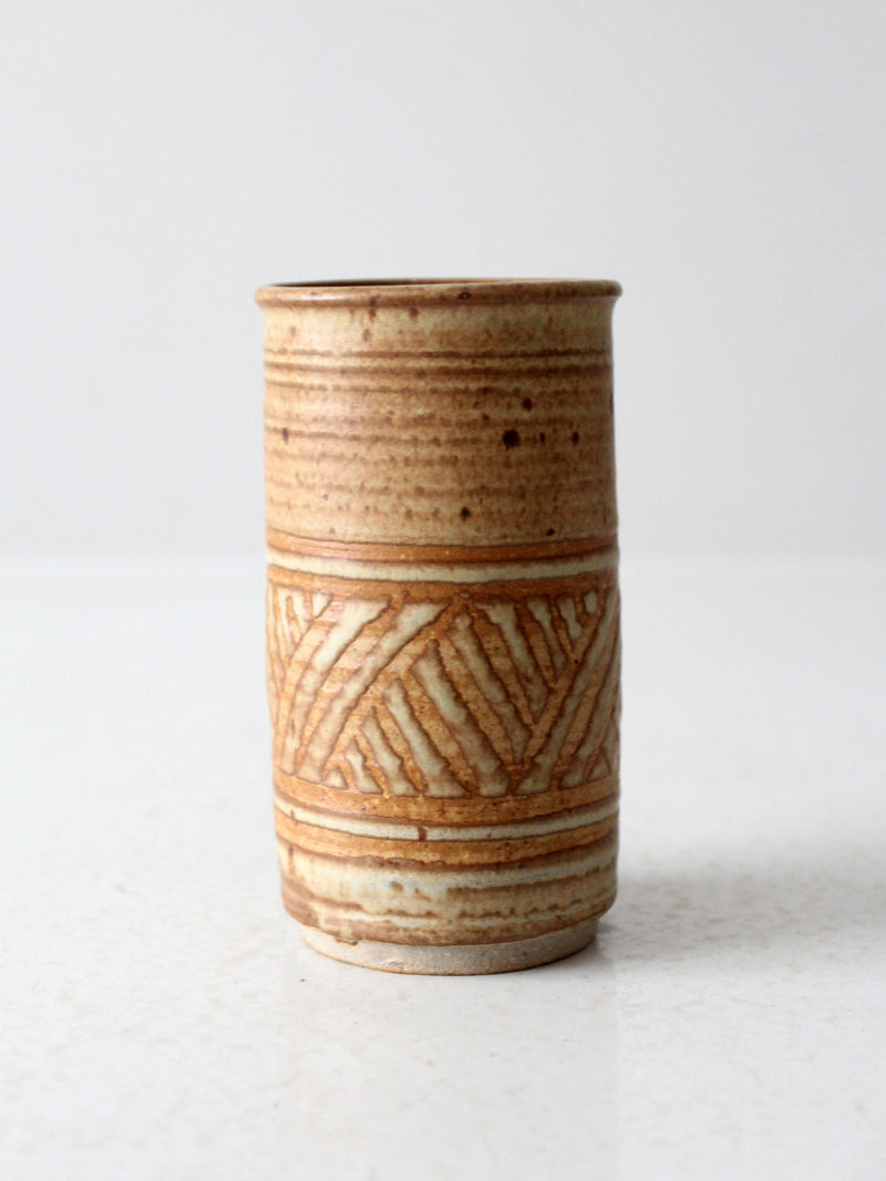 vintage studio pottery mug