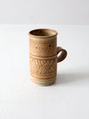 vintage studio pottery mug