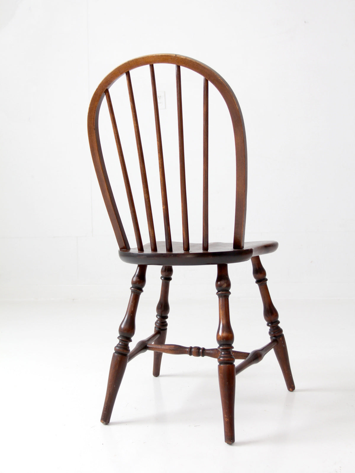 mid-century Windsor style spindle back chair