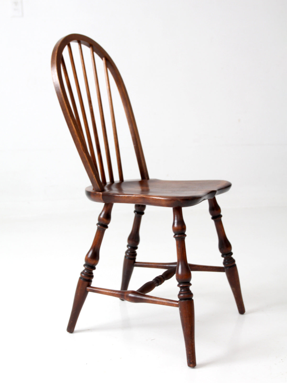 mid-century Windsor style spindle back chair