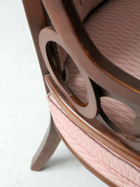 antique classical revival upholstered armchair