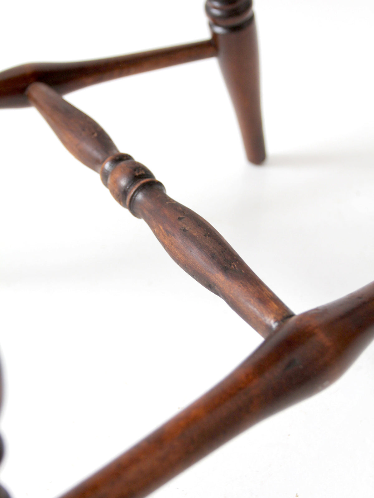 mid-century Windsor style spindle back chair