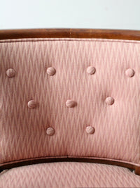 antique classical revival upholstered armchair