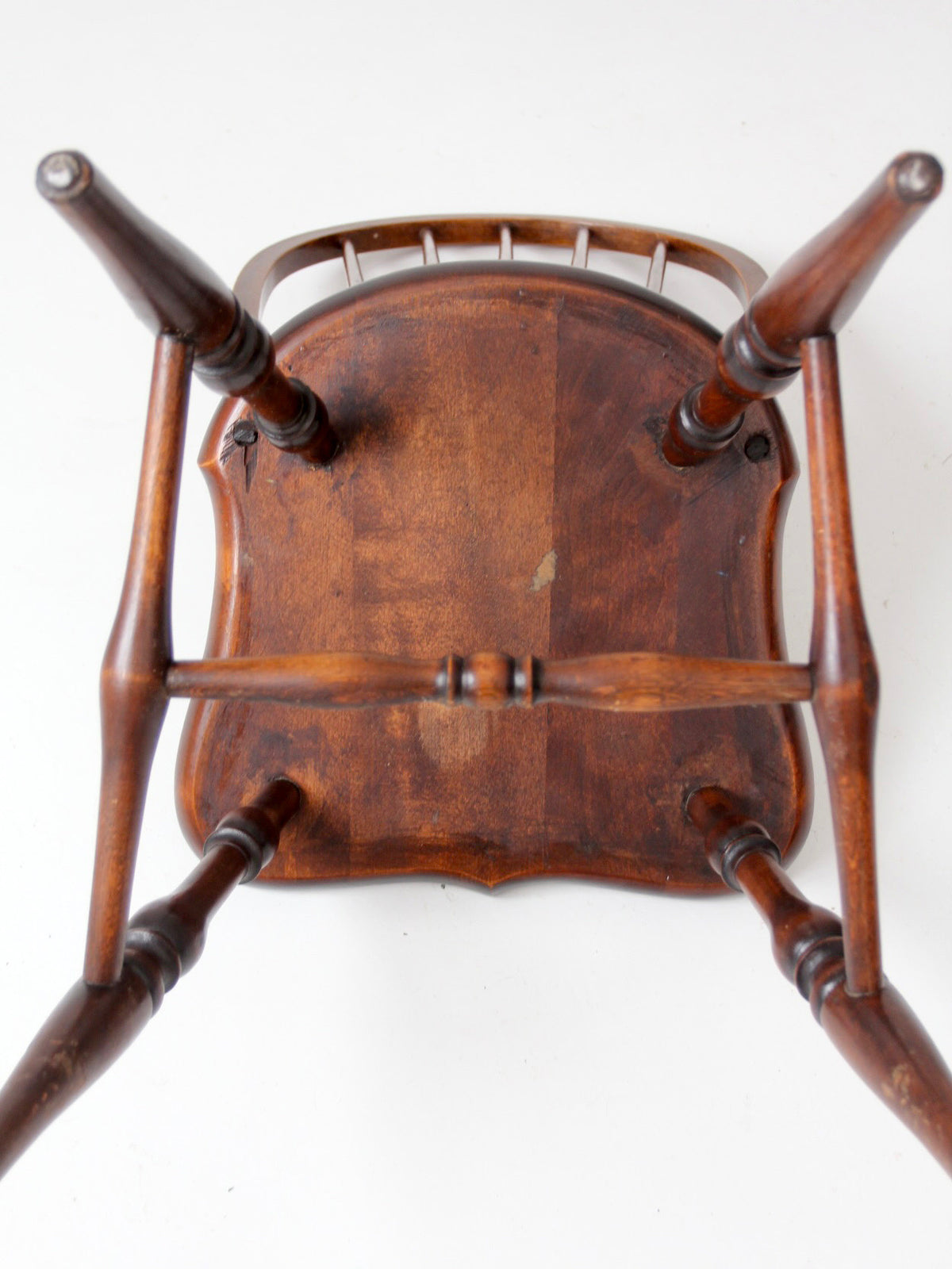 mid-century Windsor style spindle back chair