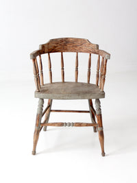 antique painted captain's chair
