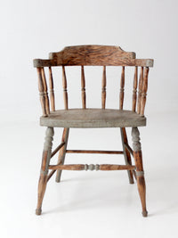 antique painted captain's chair