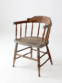 antique painted captain's chair