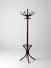 antique bentwood hall tree coat rack