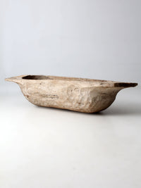 monumental 19th century American dough bowl