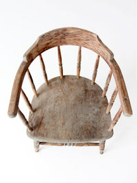 antique painted captain's chair